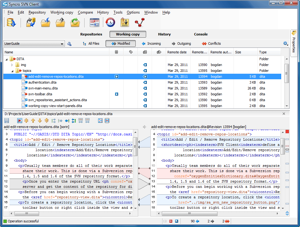 Syncro SVN Client x64 screenshot